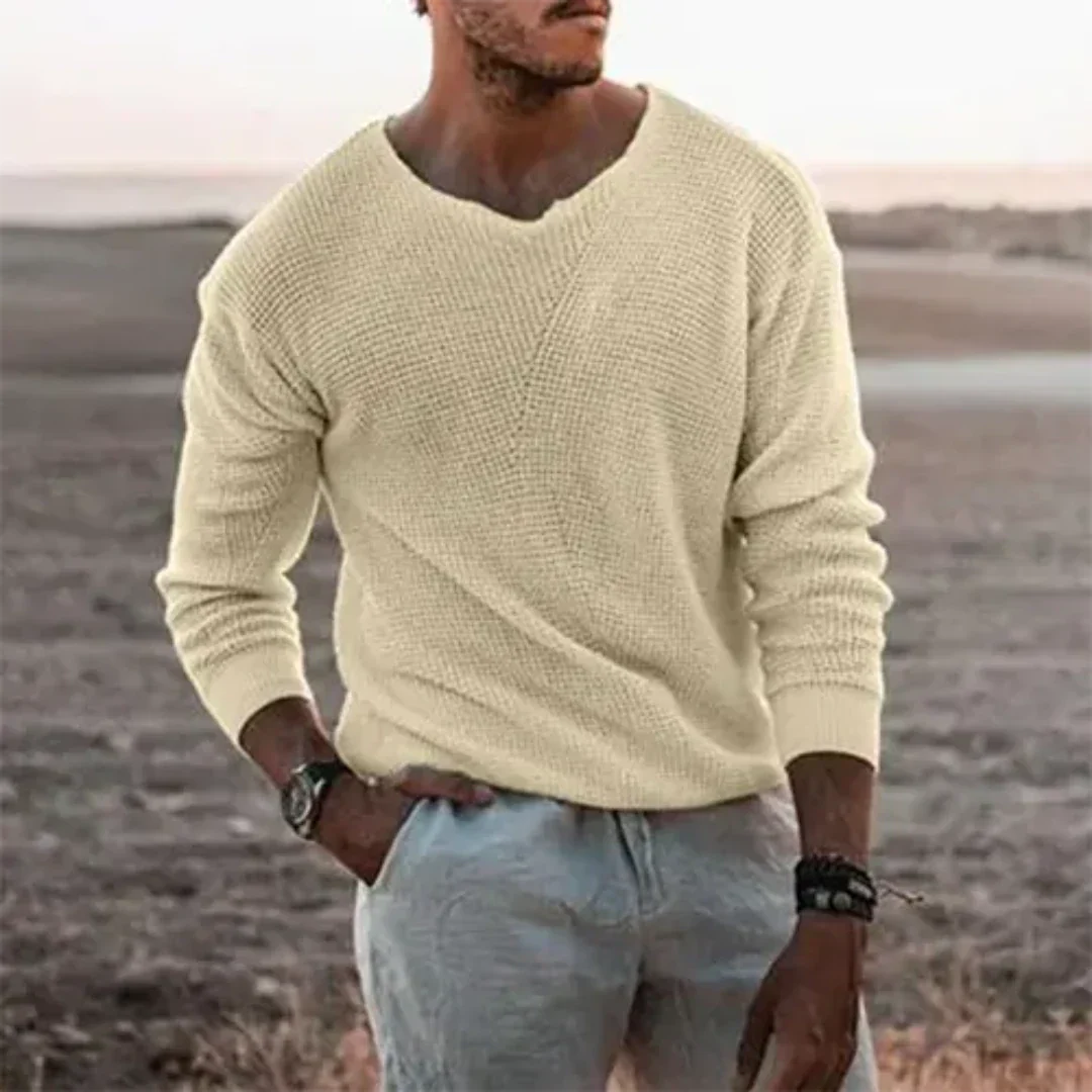 Sigfried – Warmer Herrenpullover mit Langarm aus sanftem Strickmaterial für Komfort und Stil 1