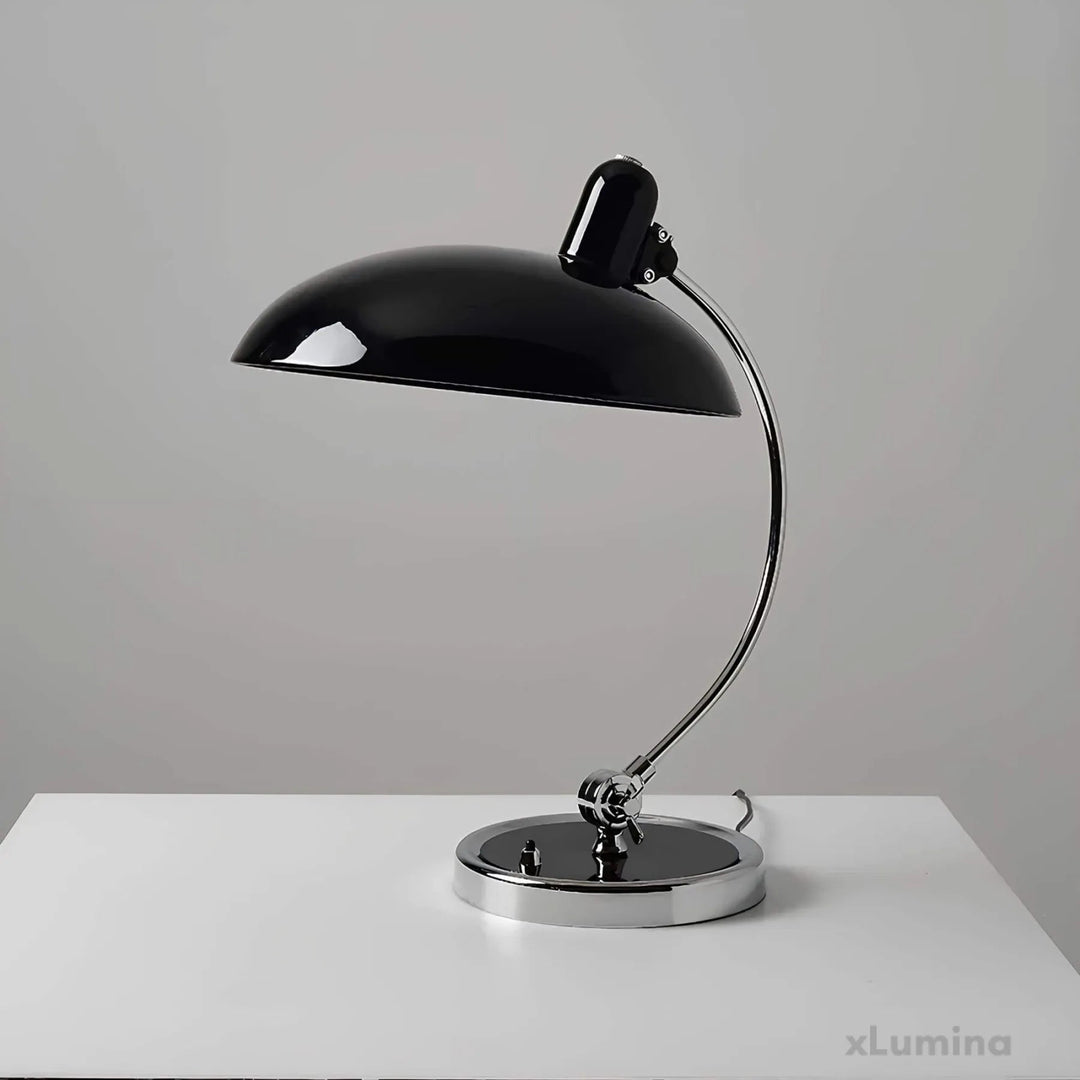 Skandinavische Tischlampe mit Minimalistischem Design für Wohnzimmer und Schlafzimmer – Metall und Holz, 30 cm Höhe 2