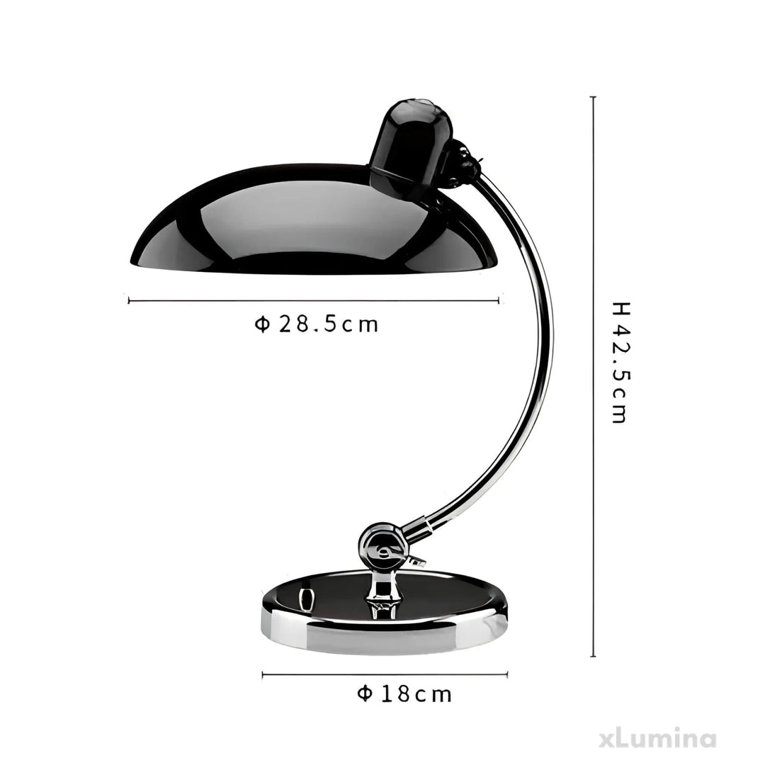Skandinavische Tischlampe mit Minimalistischem Design für Wohnzimmer und Schlafzimmer – Metall und Holz, 30 cm Höhe 7