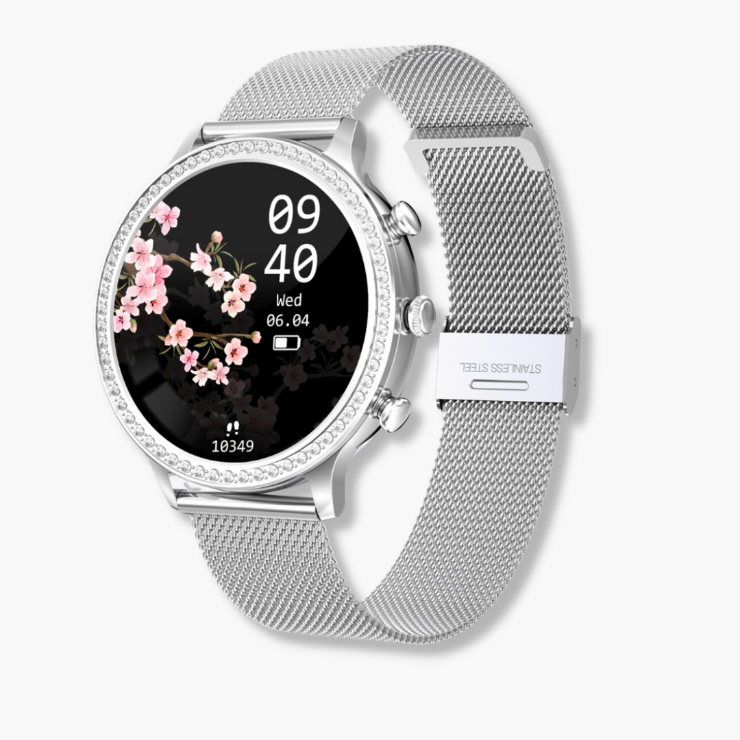 Smartwatch mit Fitness-Tracking, Benachrichtigungen, Wasserfest und Lange Akkulaufzeit – Stilvolles Design für Alltag und Sport 5