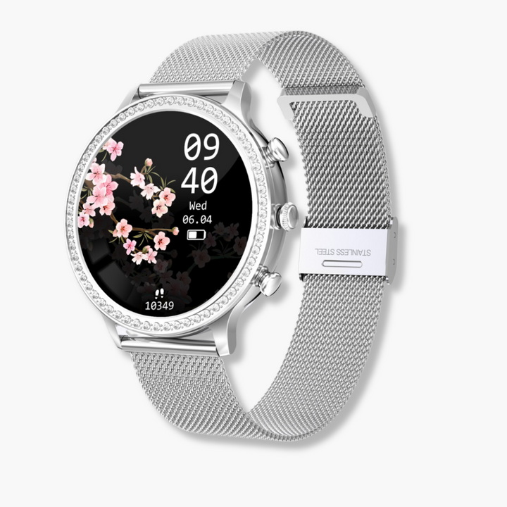 Smartwatch mit Fitness-Tracking, Benachrichtigungen, Wasserfest und Lange Akkulaufzeit – Stilvolles Design für Alltag und Sport 5