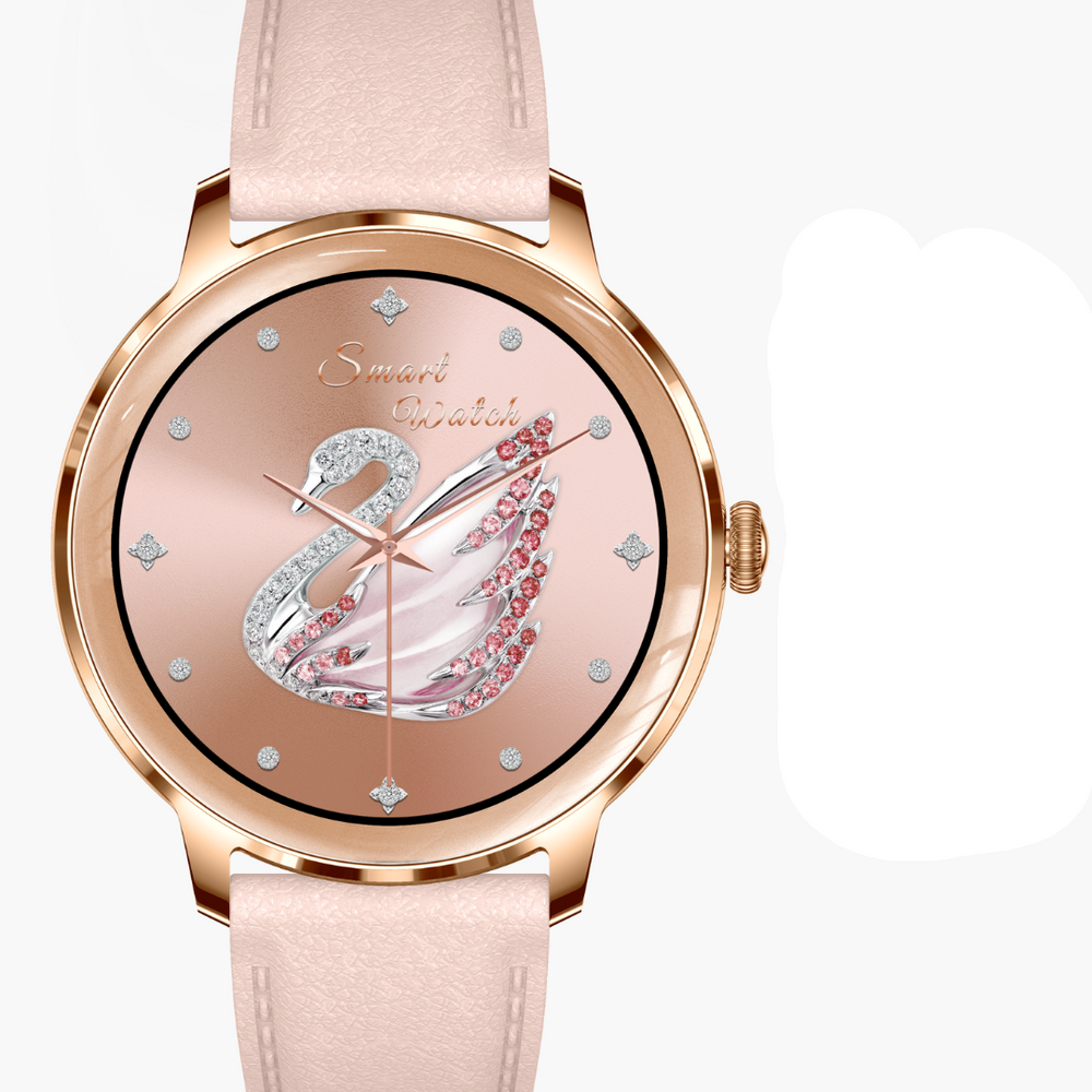 Smartwatch mit Fitness-Tracking, Benachrichtigungen und Wasserbeständigkeit – Elegantes Design für Aktivitätsbewusste 1