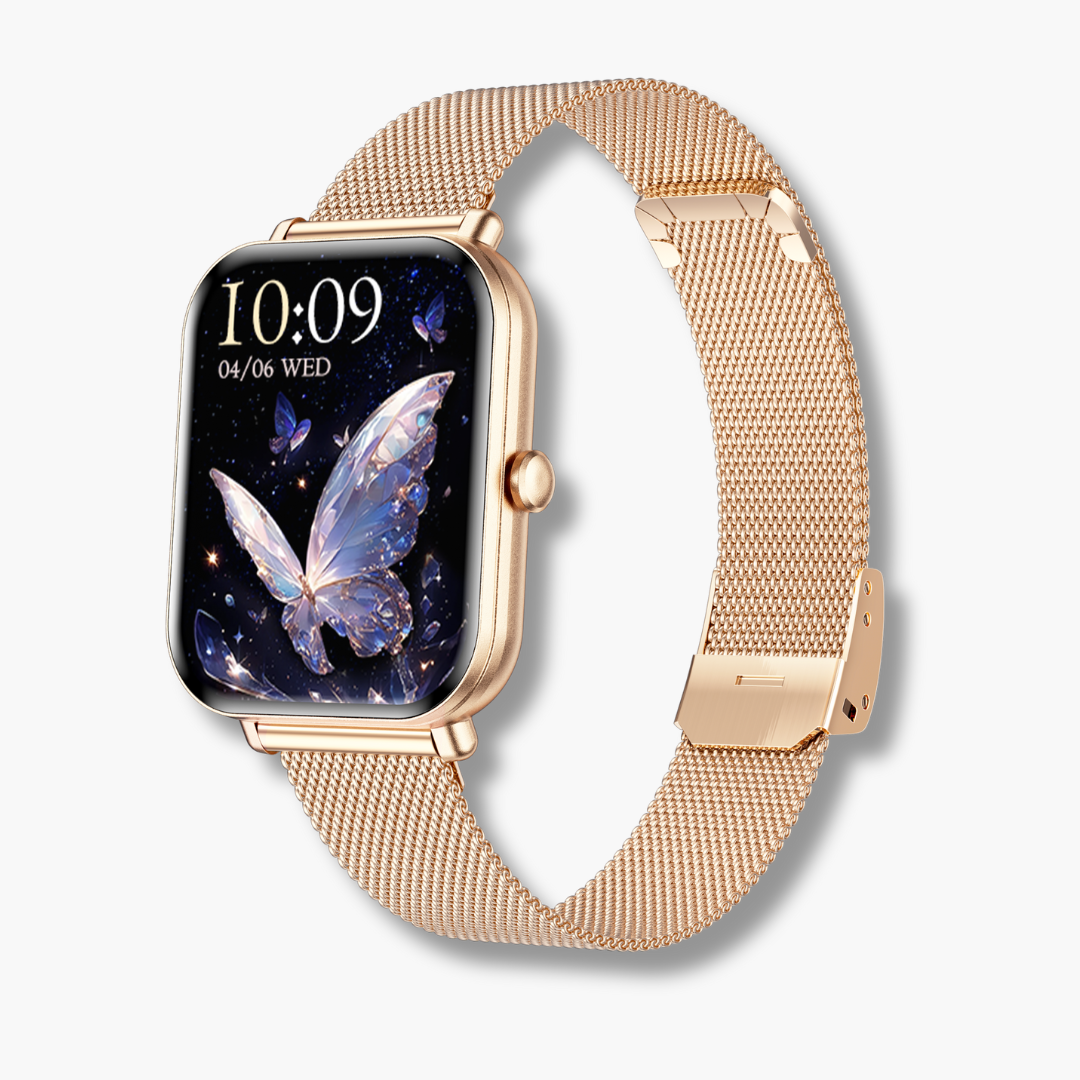 Smartwatch mit Fitness-Tracking, Benachrichtigungsfunktion und Wasserdicht – Ideal für Sport und Alltag 0
