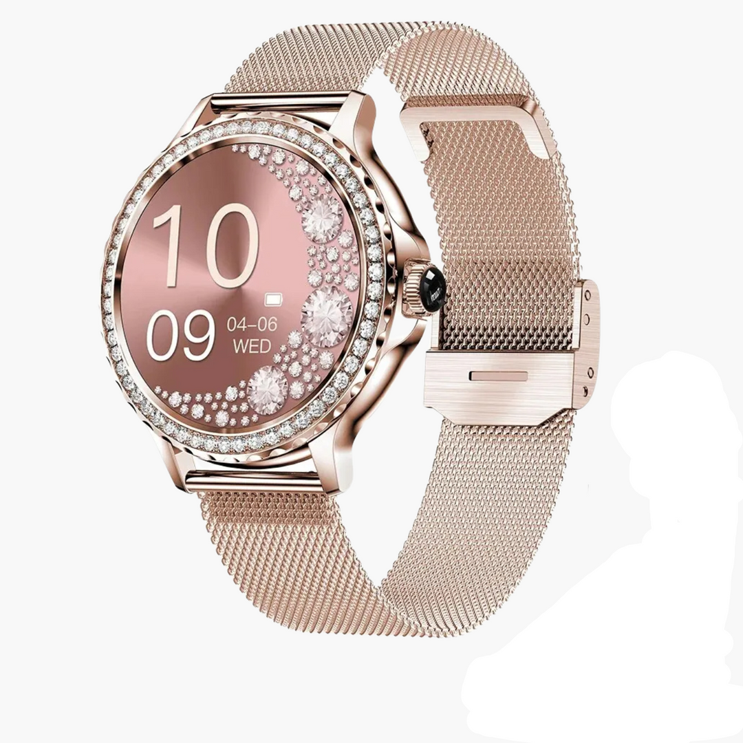 Smartwatch mit Fitness-Tracking und Benachrichtigungsfunktion – Wasserfestes, Elegantes Design für Aktive Lebensstile 0