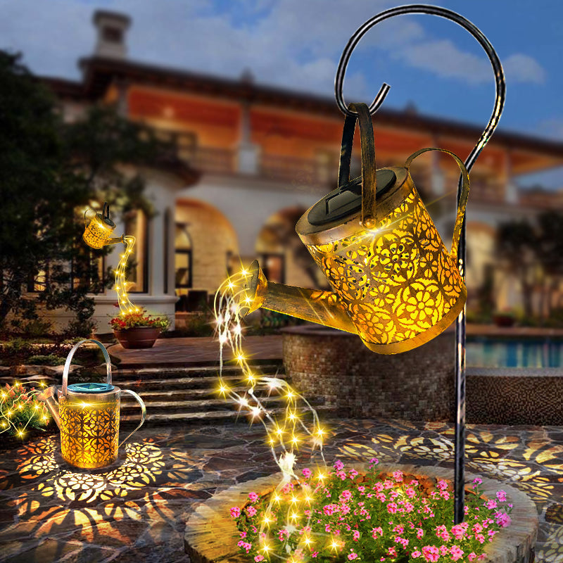 Solar Gartenlampe in Sternform – Dekorative LED Lichterkette für Außenbereich 1
