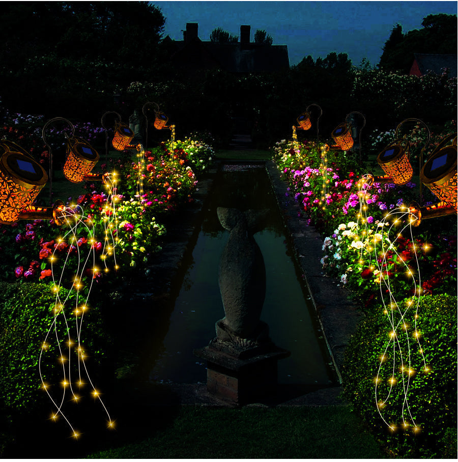 Solar Gartenlampe in Sternform – Dekorative LED Lichterkette für Außenbereich 2