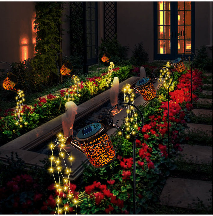 Solar Gartenlampe in Sternform – Dekorative LED Lichterkette für Außenbereich 3