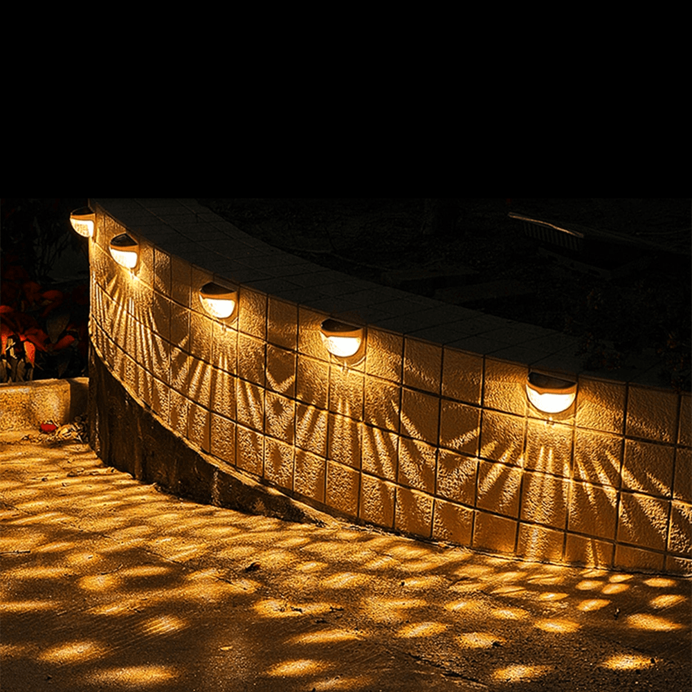 Solar Wandleuchte mit Sonnenlichteffekt – Wasserdichte LED Gartenlampe für 8 Stunden Beleuchtung 1