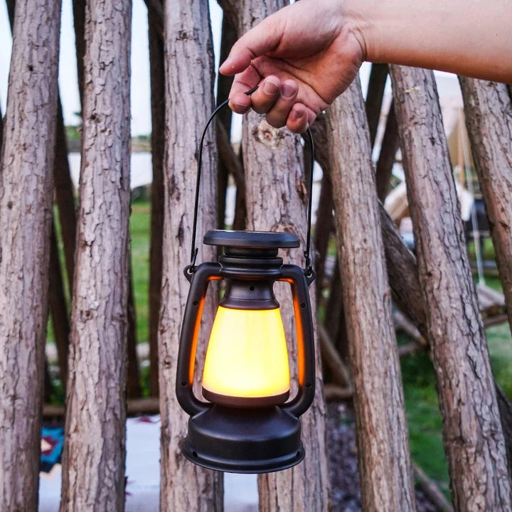 Solivra – Tragbare Solar- und USB-Campinglampe mit Dimmer für Zelt und Outdoor 0