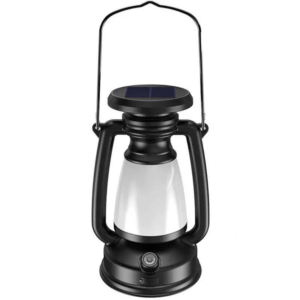 Solivra – Tragbare Solar- und USB-Campinglampe mit Dimmer für Zelt und Outdoor 1