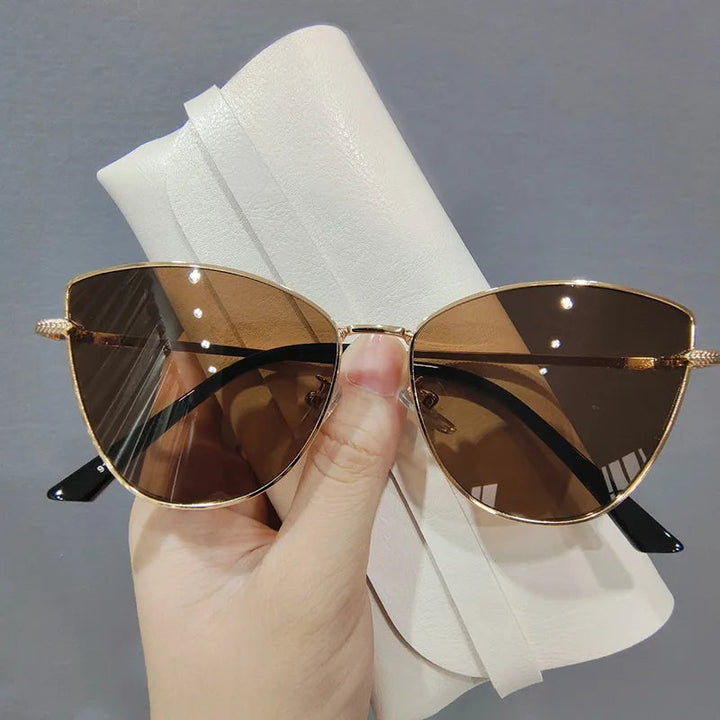 Sonnenbrille - Cat-Eye aus Metall 2