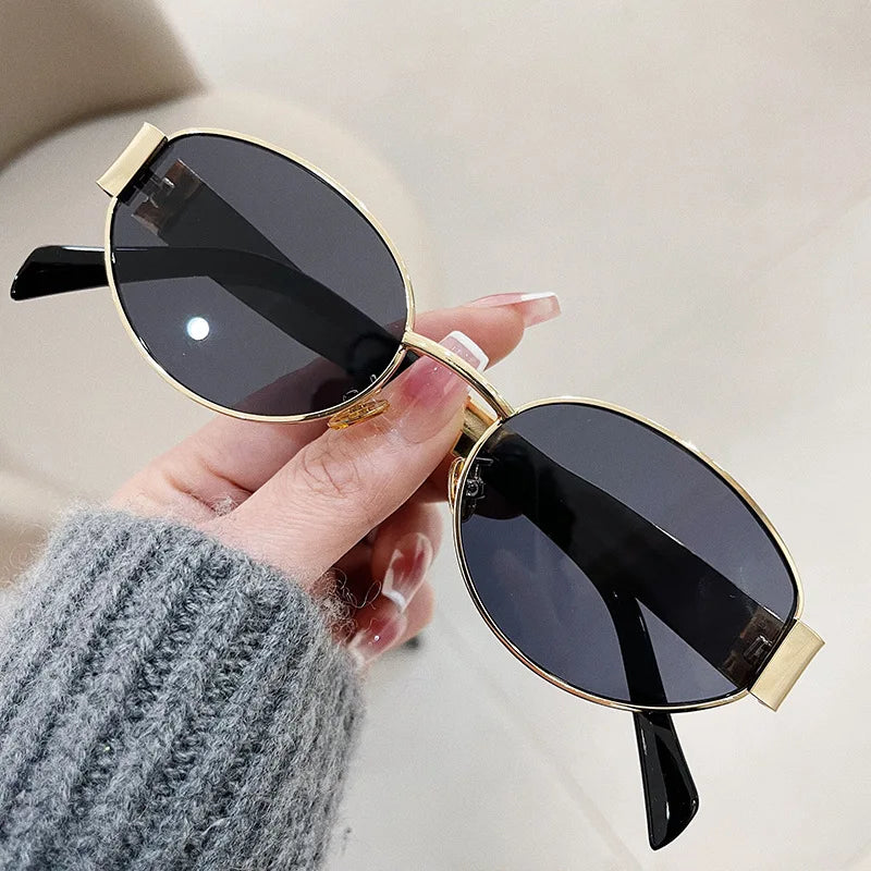Sonnenbrille aus Metall - Einheitsgröße 0