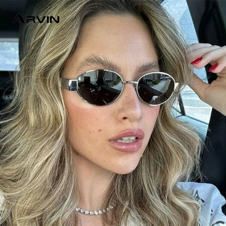 Sonnenbrille aus Metall - Einheitsgröße 3