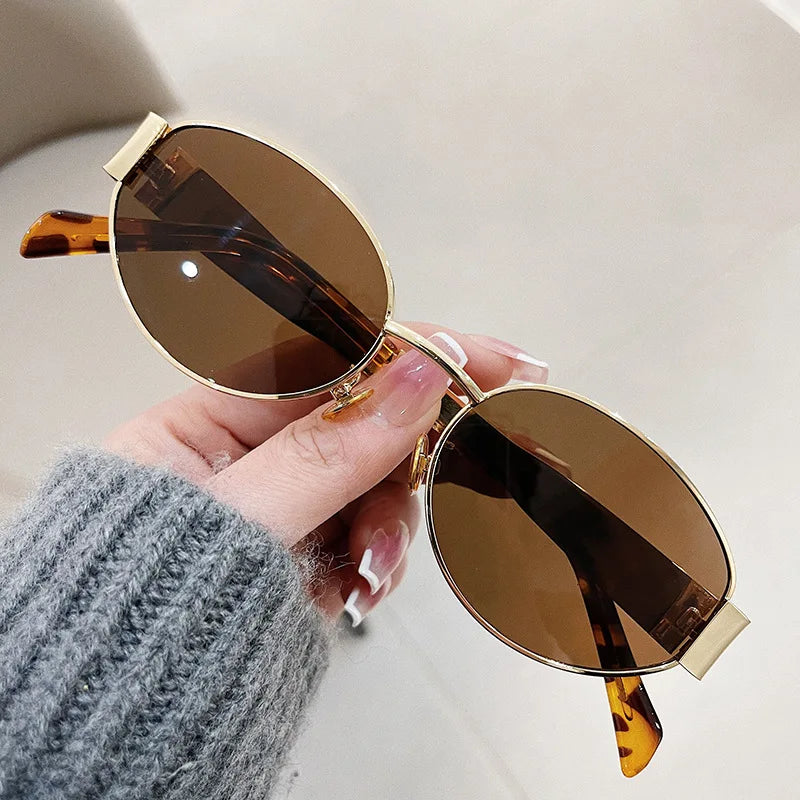 Sonnenbrille aus Metall - Einheitsgröße 6