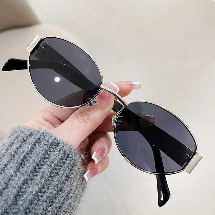 Sonnenbrille aus Metall - Einheitsgröße 8