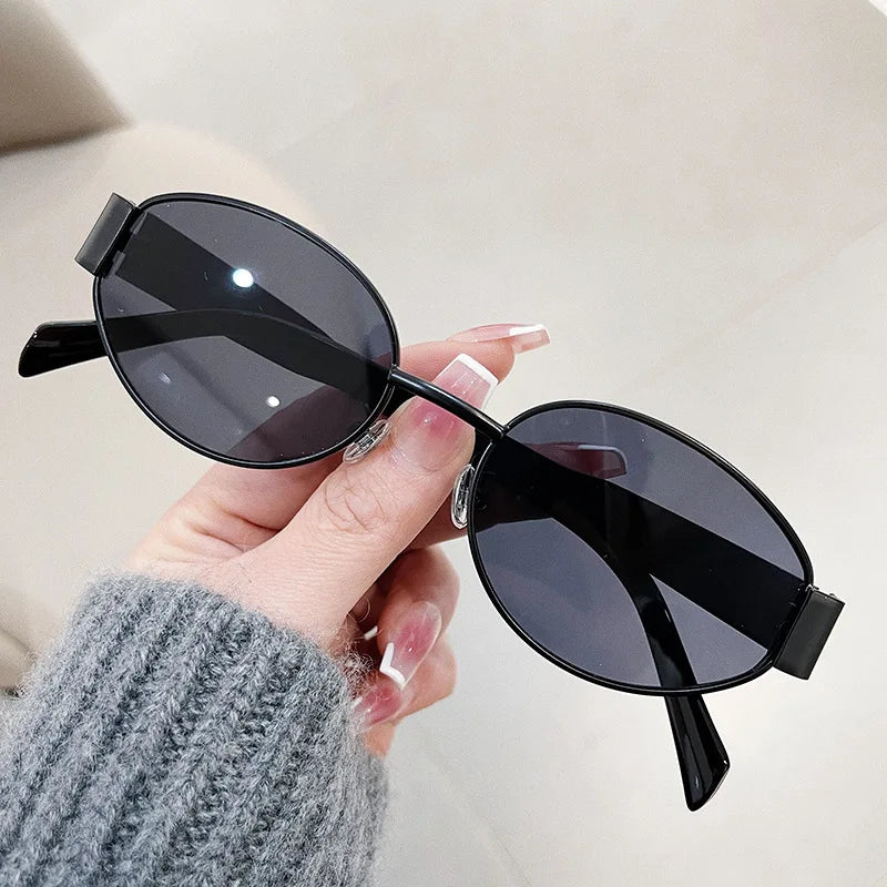 Sonnenbrille aus Metall - Einheitsgröße 9