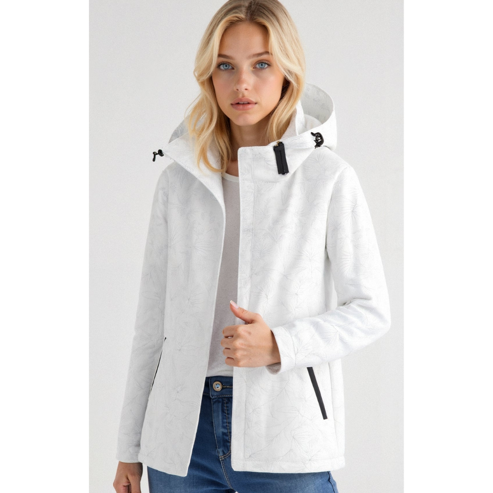 Sportliche Damen Windbreaker Jacke – Wasserdicht, Atmungsaktiv, Kapuze 1