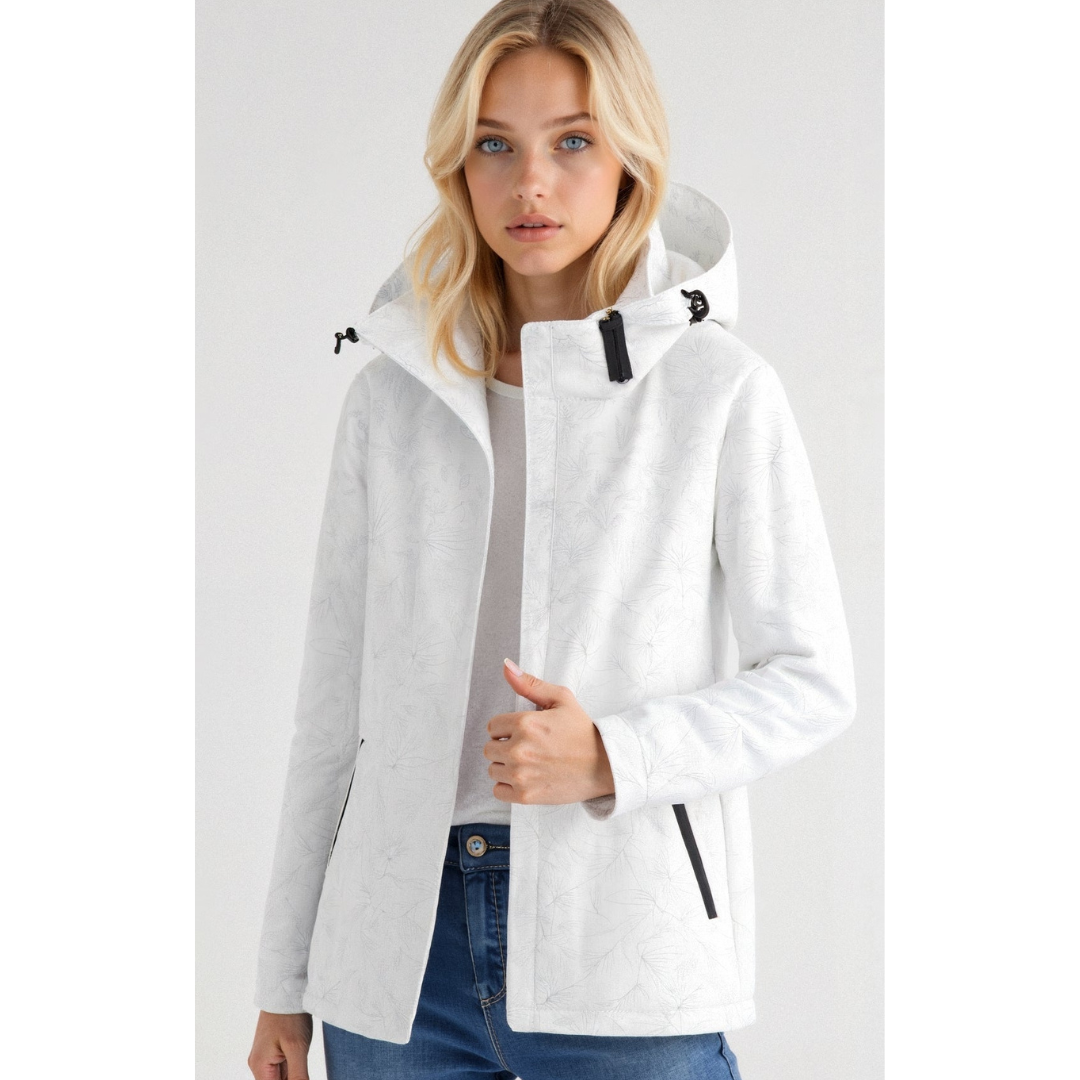 Sportliche Damen Windbreaker Jacke – Wasserdicht, Atmungsaktiv, Kapuze 1