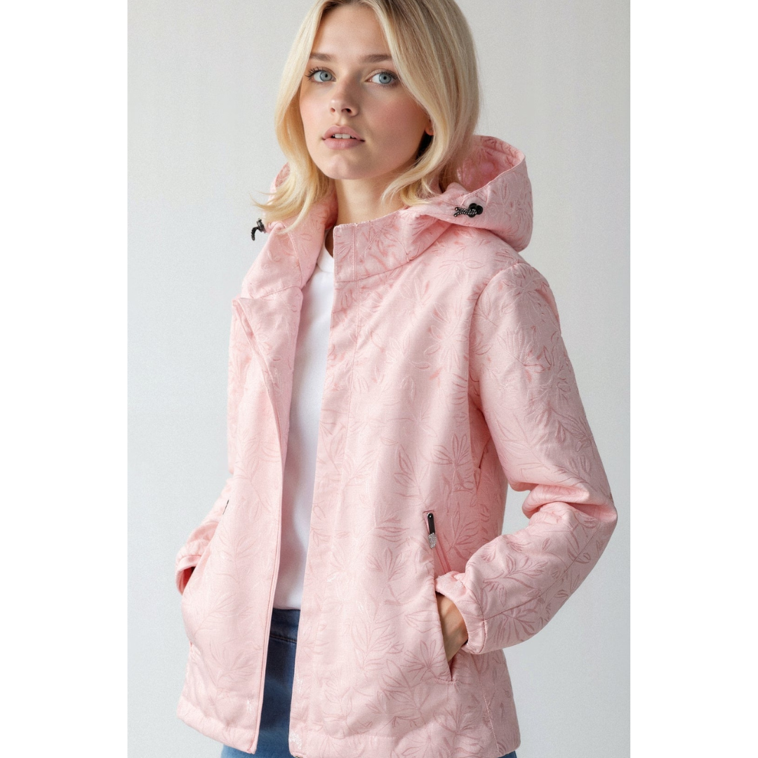 Sportliche Damen Windbreaker Jacke – Wasserdicht, Atmungsaktiv, Kapuze 2