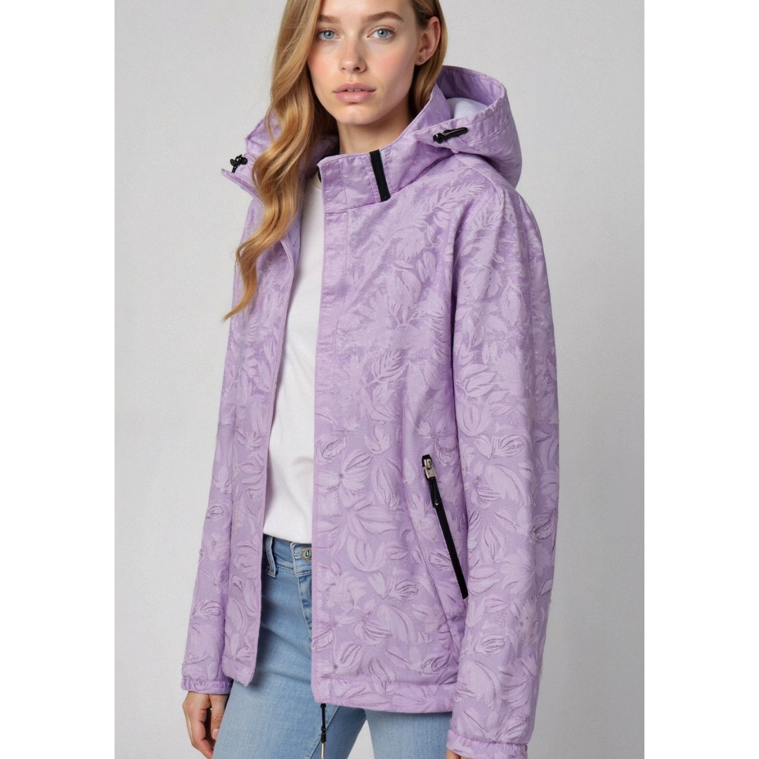 Sportliche Damen Windbreaker Jacke – Wasserdicht, Atmungsaktiv, Kapuze 3