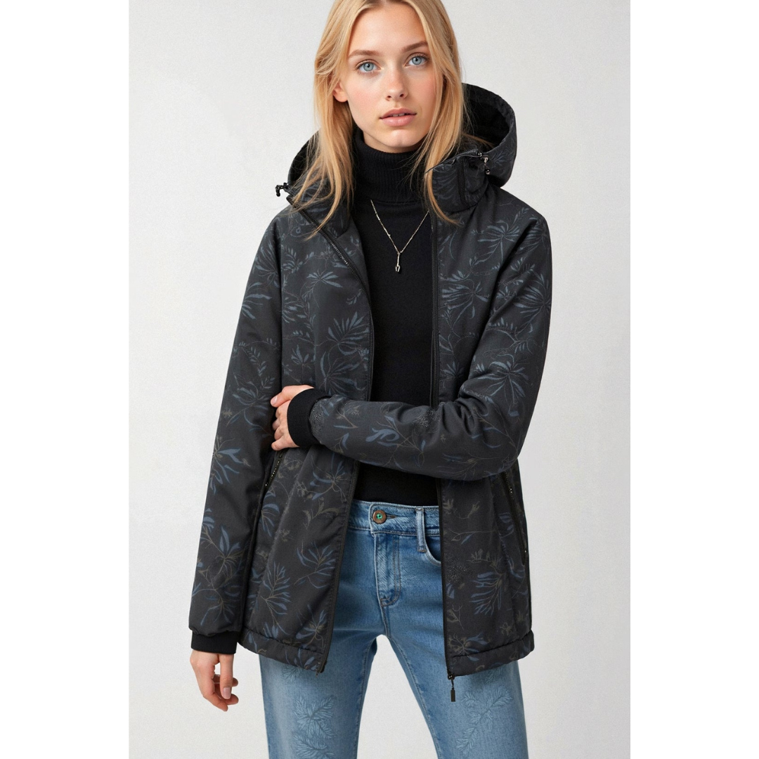 Sportliche Damen Windbreaker Jacke – Wasserdicht, Atmungsaktiv, Kapuze 4