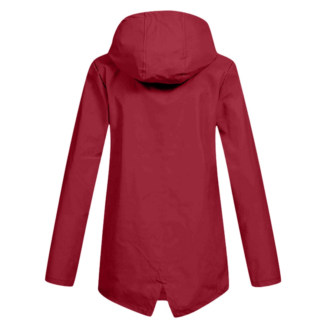 Stilvolle Damen Regenjacke – Wasserdicht, Atmungsaktiv, Verstellbare Kapuze 2