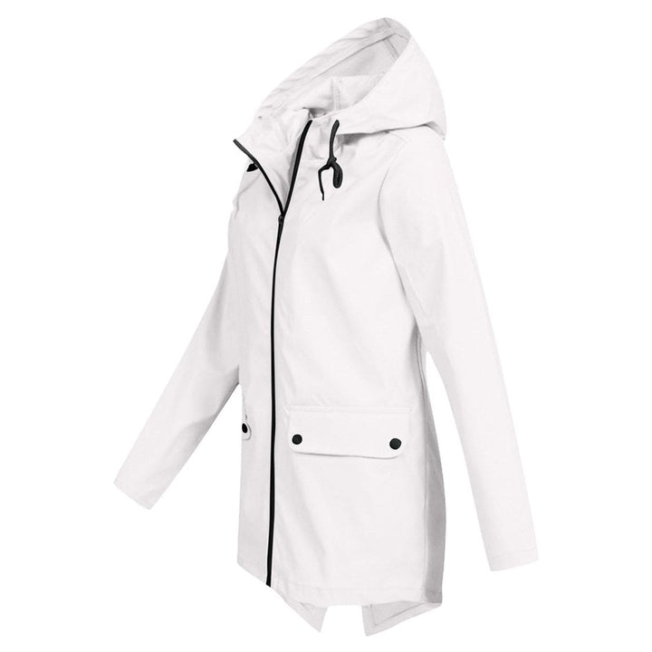 Stilvolle Damen Regenjacke – Wasserdicht, Atmungsaktiv, Verstellbare Kapuze 3