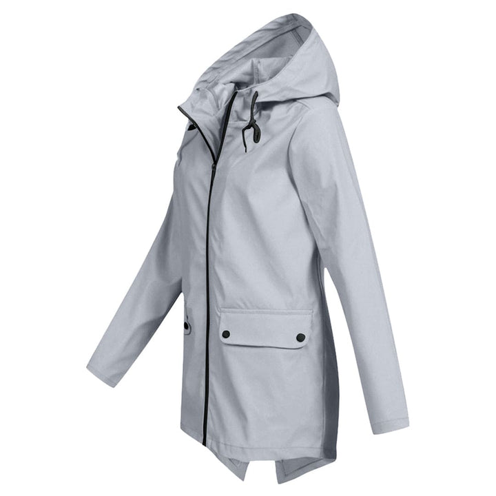 Stilvolle Damen Regenjacke – Wasserdicht, Atmungsaktiv, Verstellbare Kapuze 5