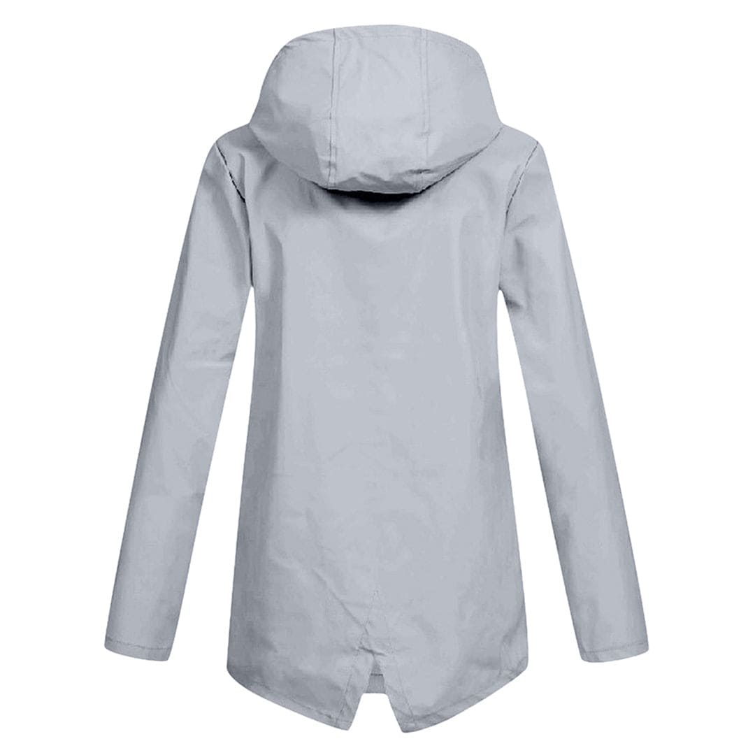 Stilvolle Damen Regenjacke – Wasserdicht, Atmungsaktiv, Verstellbare Kapuze 6