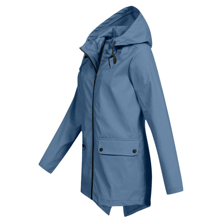 Stilvolle Damen Regenjacke – Wasserdicht, Atmungsaktiv, Verstellbare Kapuze 7