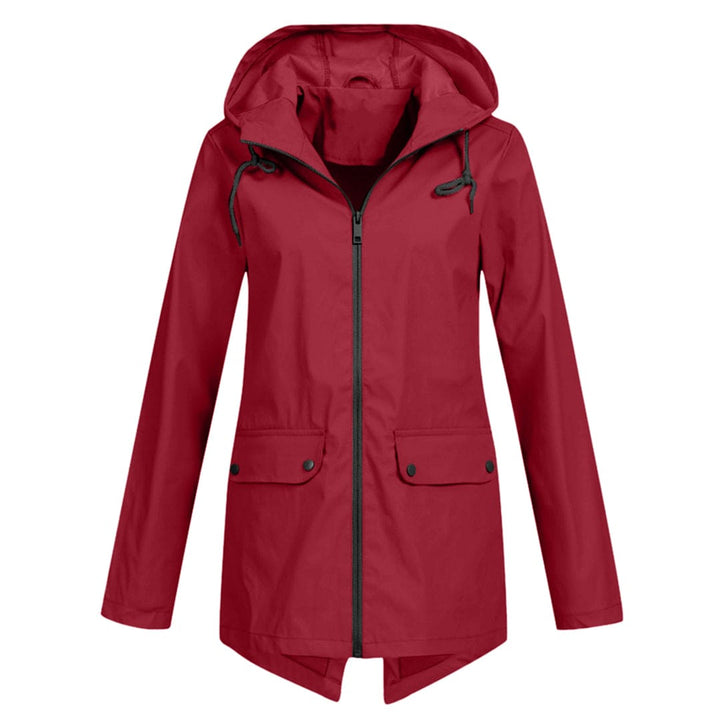 Stilvolle Damen Regenjacke – Wasserdicht, Atmungsaktiv, Verstellbare Kapuze 9