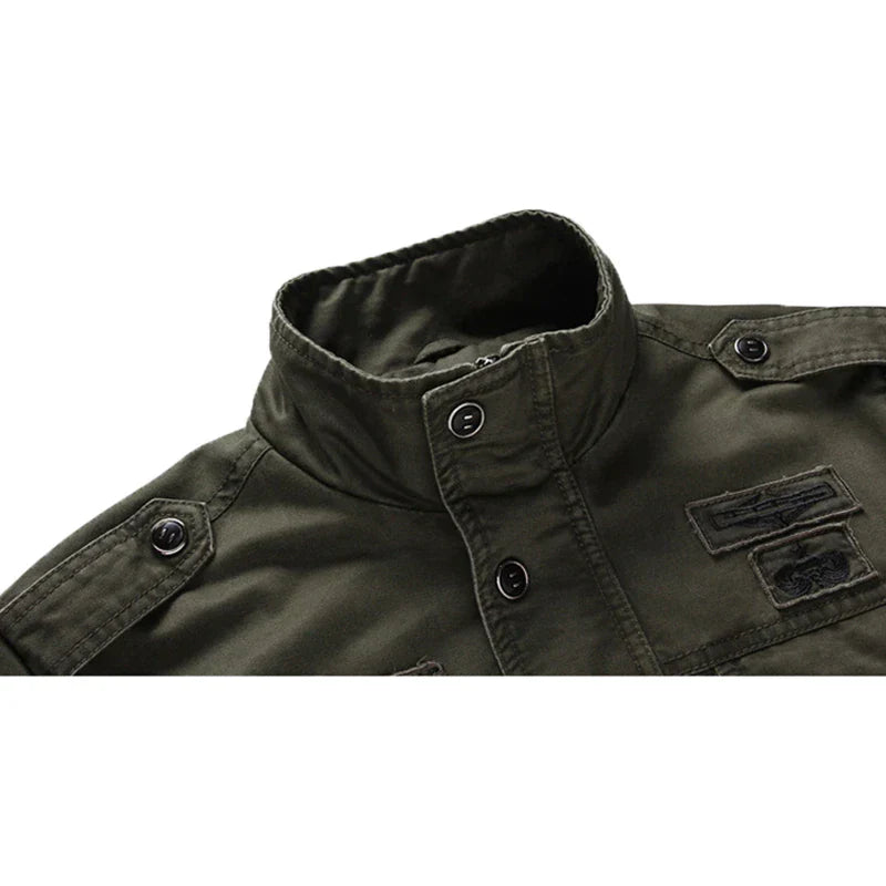 Stilvolle Herren Bikerjacke mit Reißverschluss – Langärmelig und Modern 3