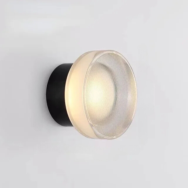 Stilvolle Schwarze LED-Wandlampe – Runde Wandleuchte für Moderne Innenräume, 15W Beleuchtung 13
