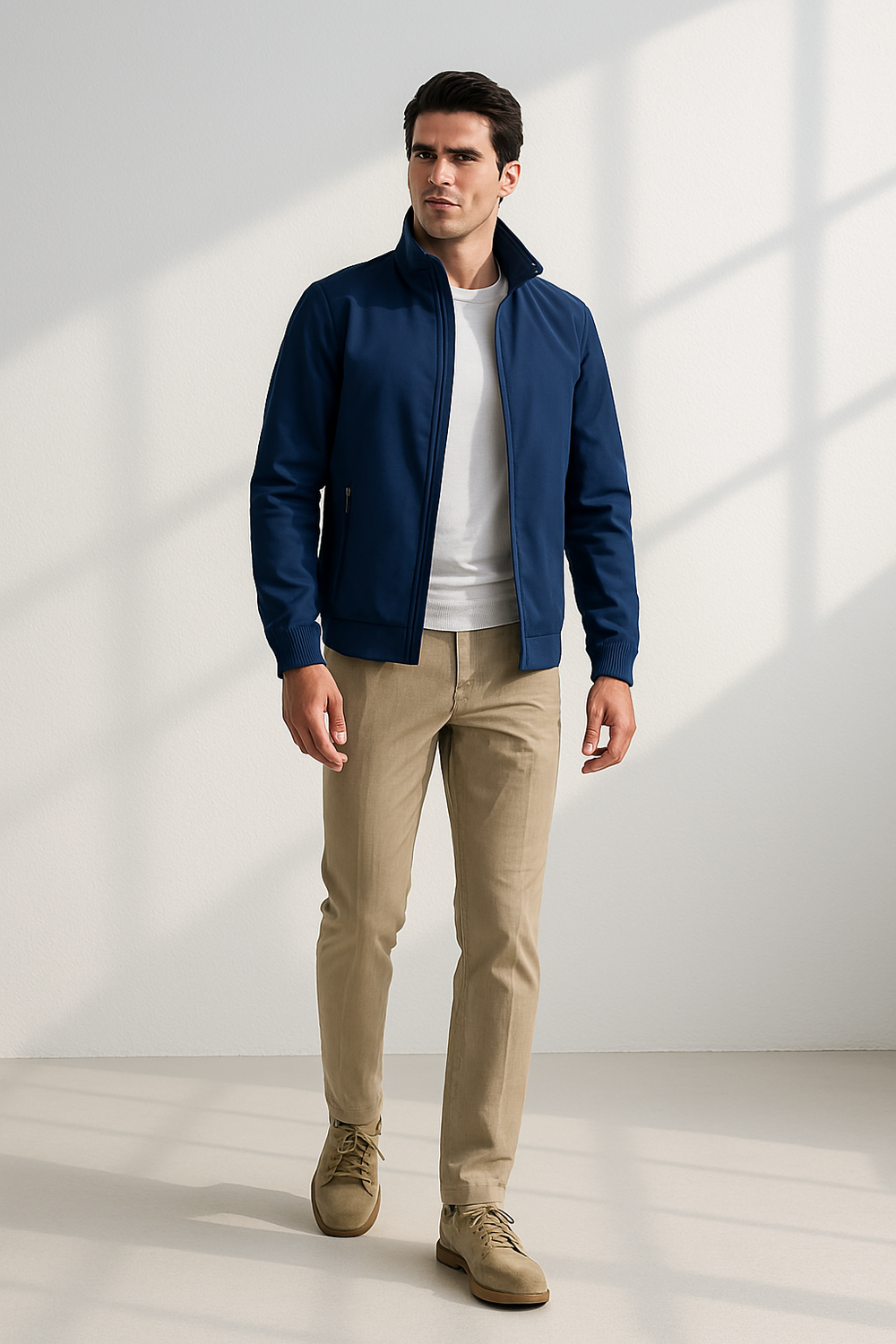 Stylische Herrenjacke – Winddichte Sommerjacke Mit Perfekter Passform und Vielseitigkeit 1