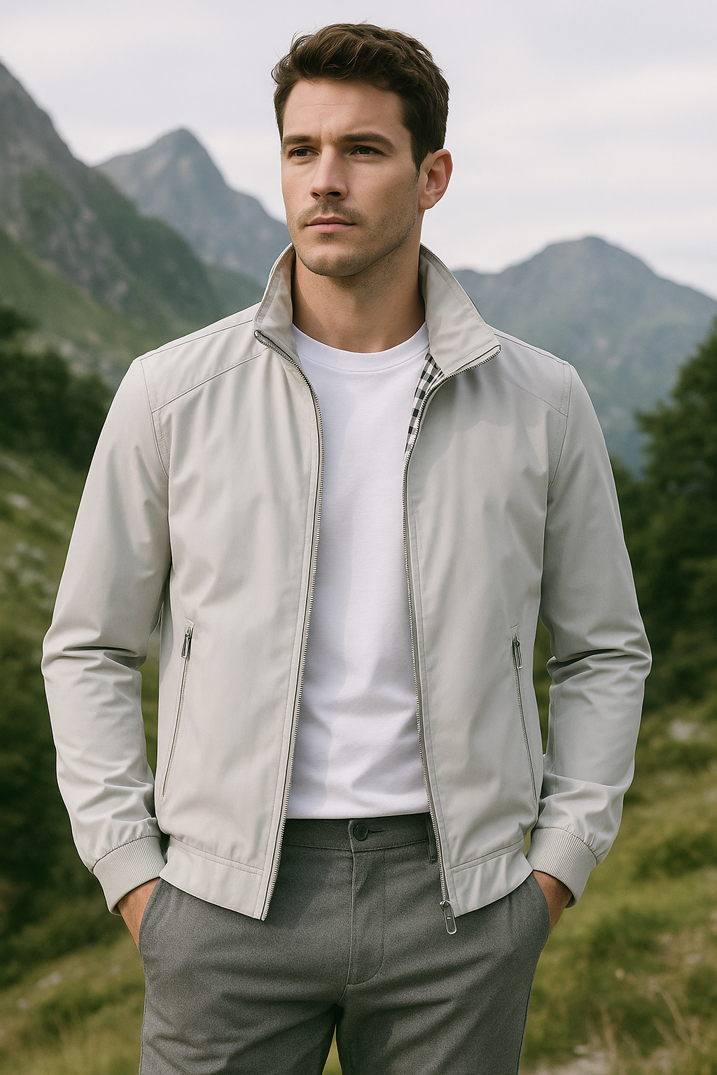 Stylische Herrenjacke – Winddichte Sommerjacke Mit Perfekter Passform und Vielseitigkeit 4