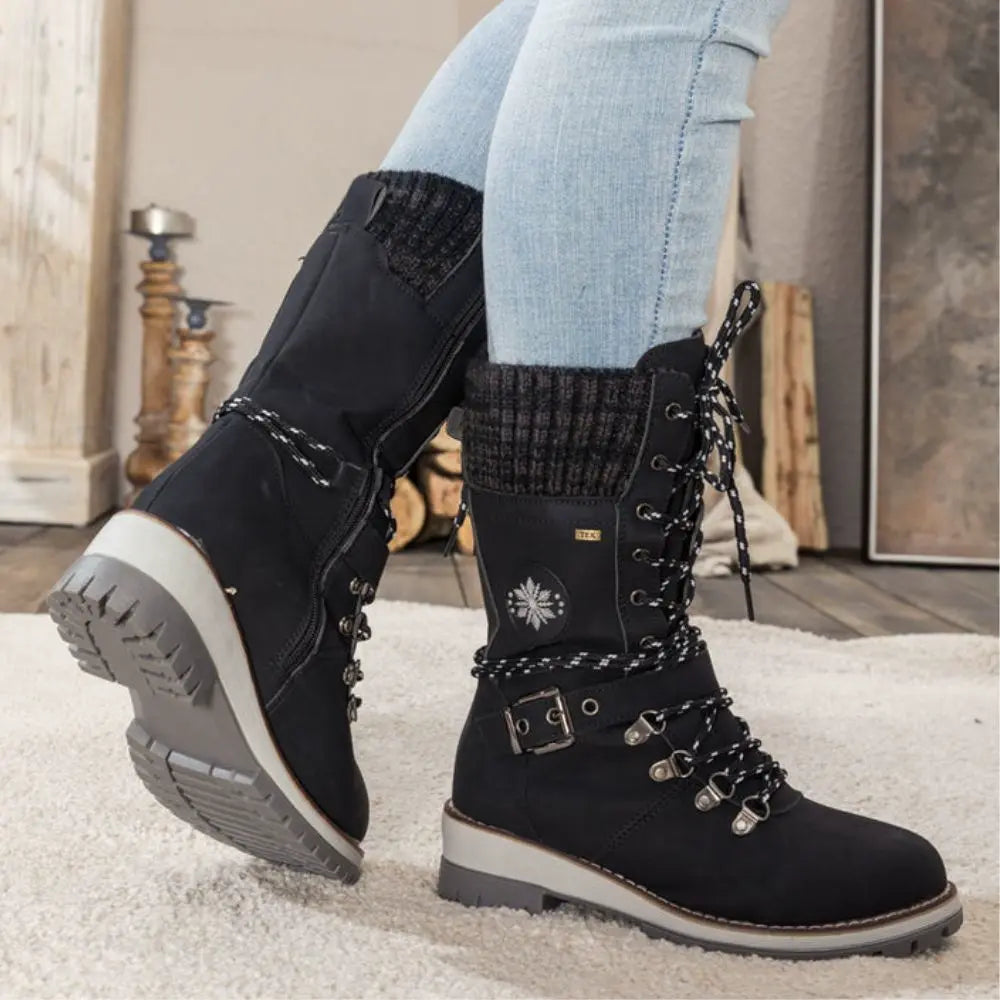 ThermoConfort – Orthopädische Winterstiefel Damen Gefüttert für Optimalen Komfort und Wärme 2