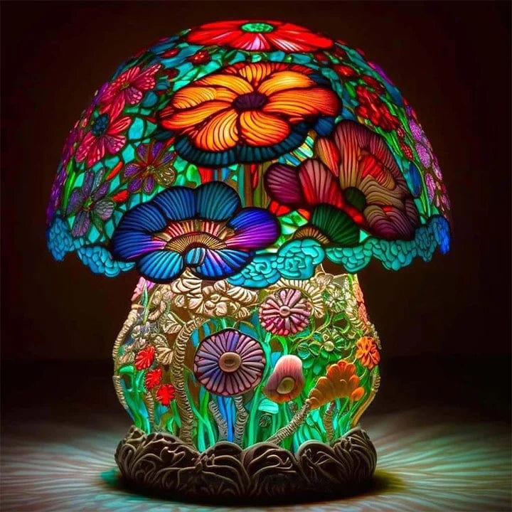 Tischlampe im Champignon-Design mit warmem Licht – Dekorative Lampe für eine zauberhafte Atmosphäre 2