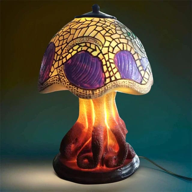 Tischlampe im Champignon-Design mit warmem Licht – Dekorative Lampe für eine zauberhafte Atmosphäre 4