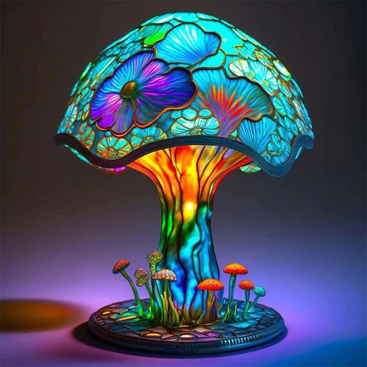 Tischlampe im Champignon-Design mit warmem Licht – Dekorative Lampe für eine zauberhafte Atmosphäre 5