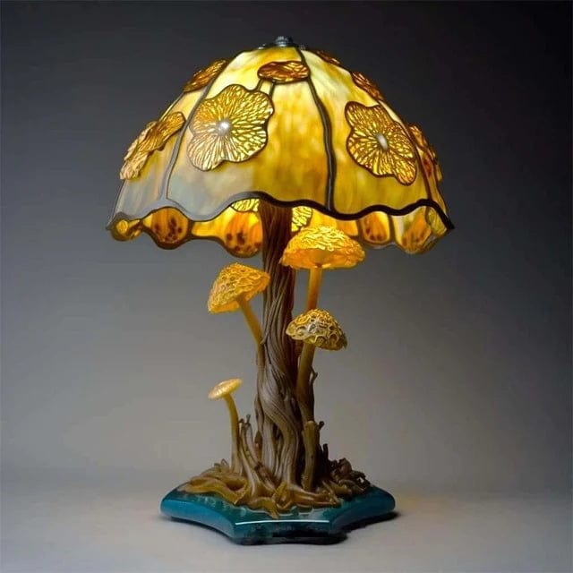 Tischlampe im Champignon-Design mit warmem Licht – Dekorative Lampe für eine zauberhafte Atmosphäre 7