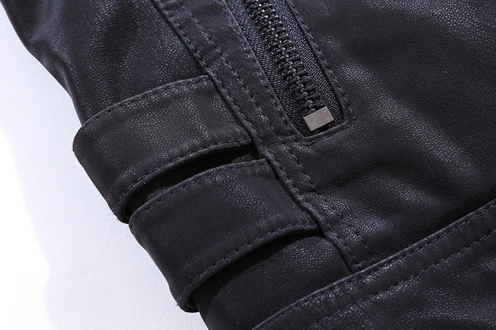 Titan – Wetterfeste Bikerjacke Herren mit Reißverschluss und Stil 4