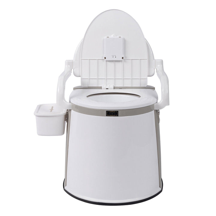 Tragbare Campingtoilette mit Armlehnen – Trockentoilette Camping für Reisen & Outdoor 6