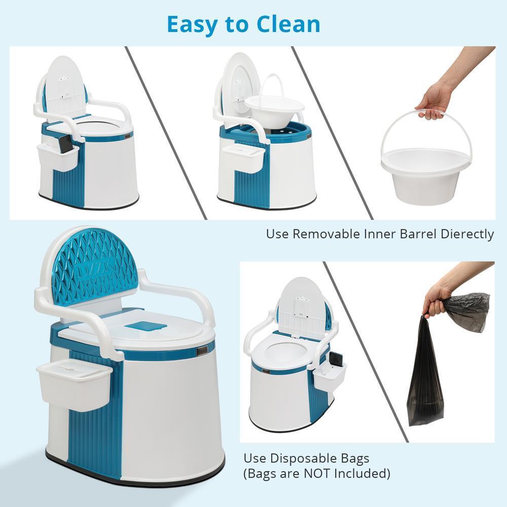 Tragbare Toilette Für Erwachsene – Ergonomisch, Leicht Und Ideal Für Camping 5