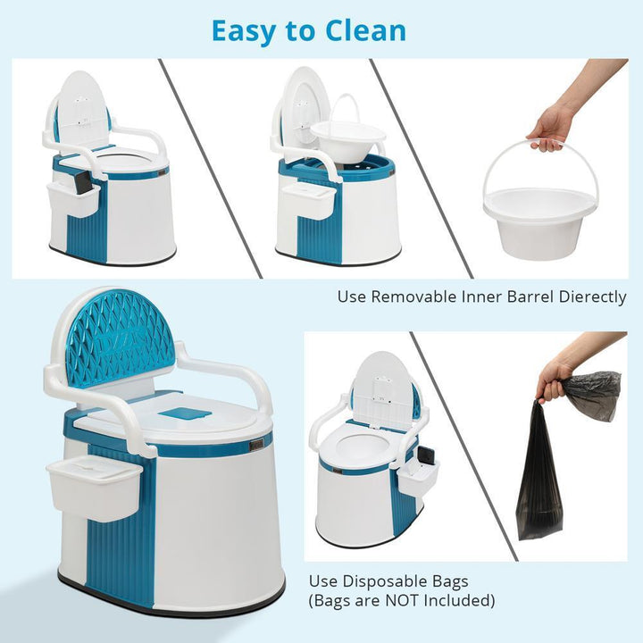 Tragbare Toilette Für Erwachsene – Ergonomisch, Leicht Und Ideal Für Camping 5