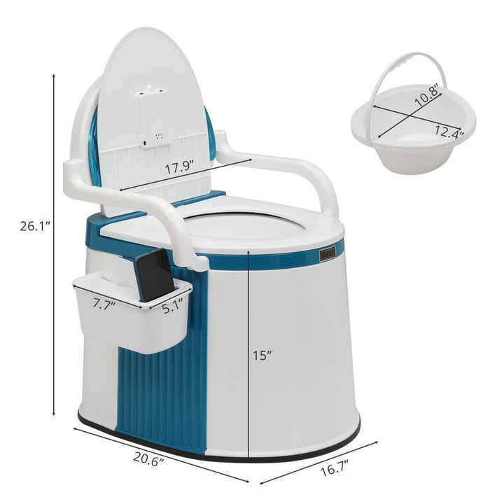 Tragbare Toilette Für Erwachsene – Ergonomisch, Leicht Und Ideal Für Camping 6