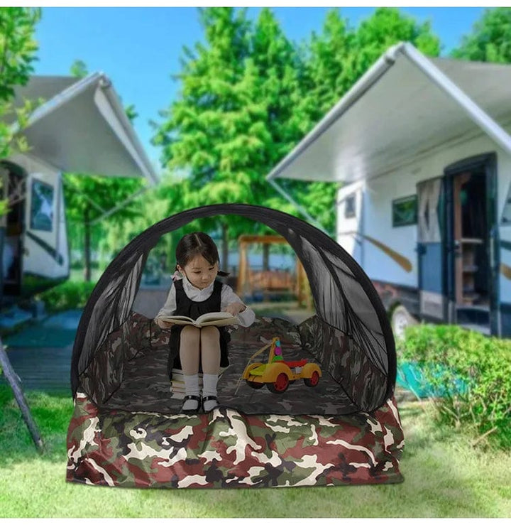 Tragbare und Wasserdichte Camping-Mückenschutznetz für Unbeschwerte Nächte im Freien 1