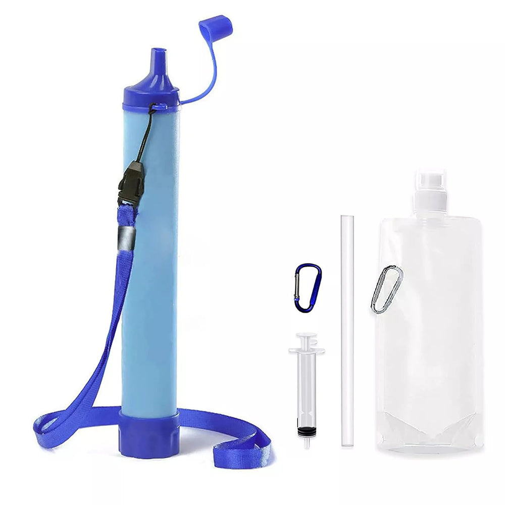Tragbarer Wasserfilter Outdoor – Viertraps Filtrationssystem für Sauberes Trinkwasser 1