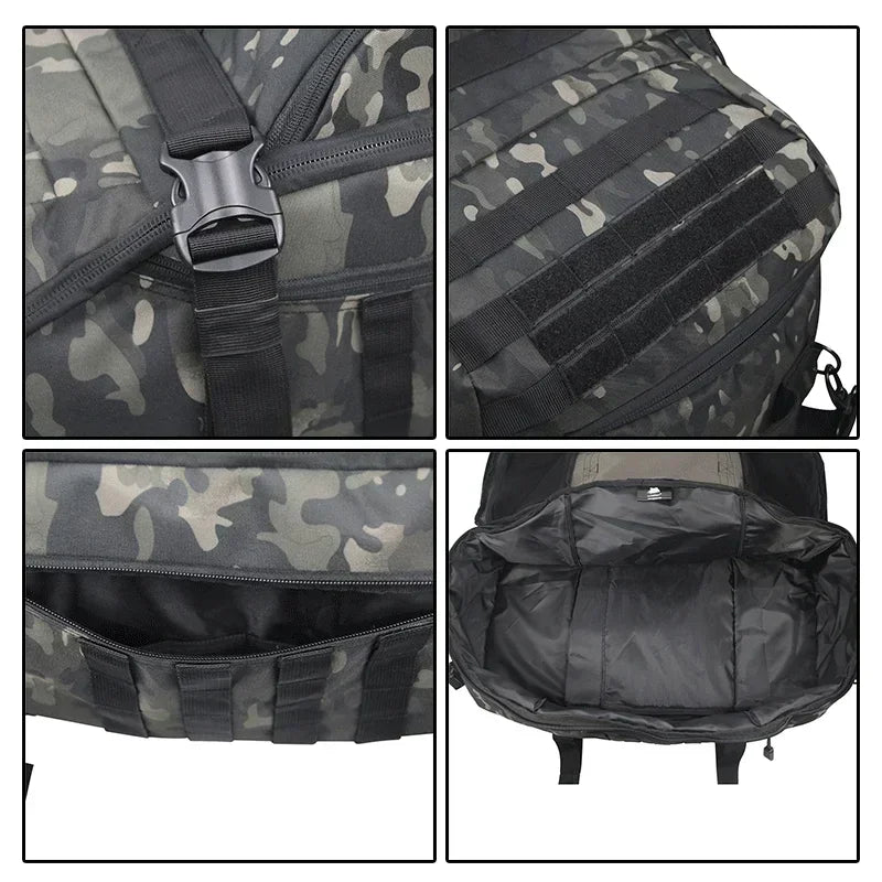 TrailTrek – Große Reisetasche aus 1000D-Polyester mit 3 Trageoptionen und viel Stauraum 3