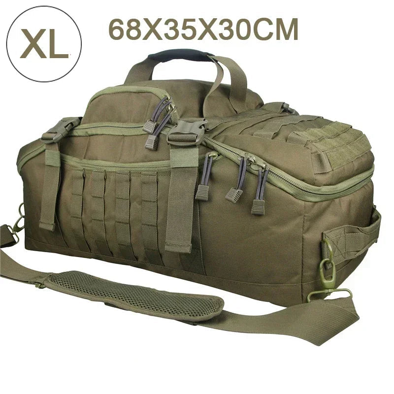 TrailTrek – Große Reisetasche aus 1000D-Polyester mit 3 Trageoptionen und viel Stauraum 8