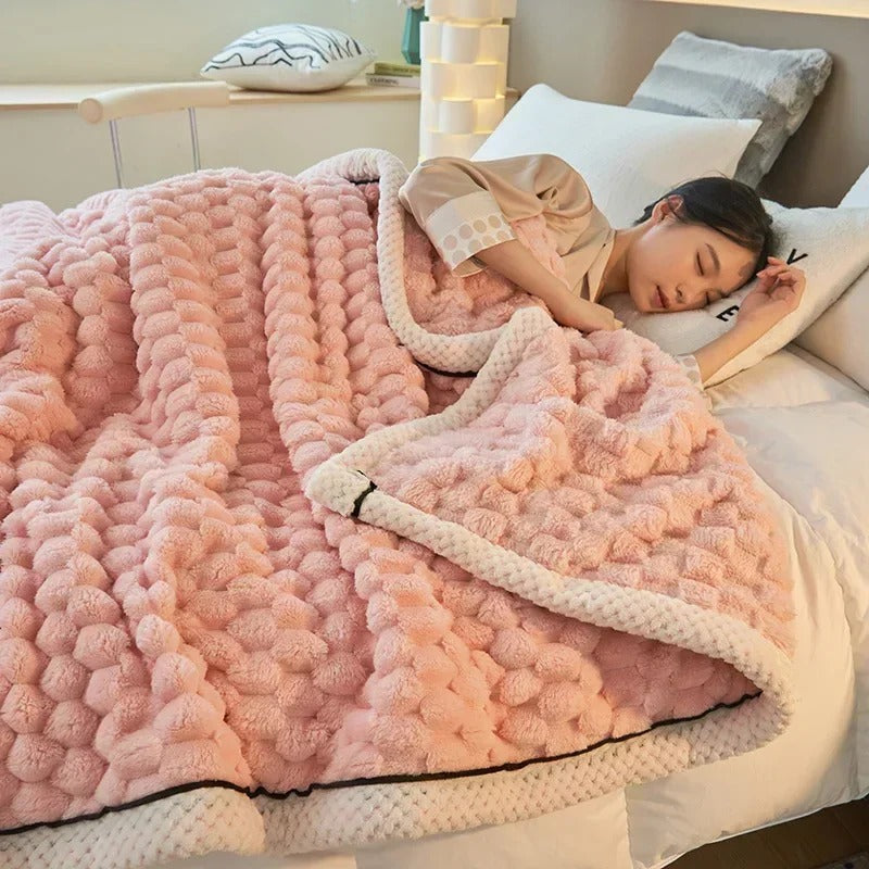 TurtleWarm – Doppellagige Kuscheldecke aus Coral Velvet für ultimativen Komfort 1